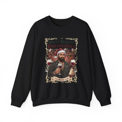 Santa's Favourite Bad Influence (Him) Sweatshirt