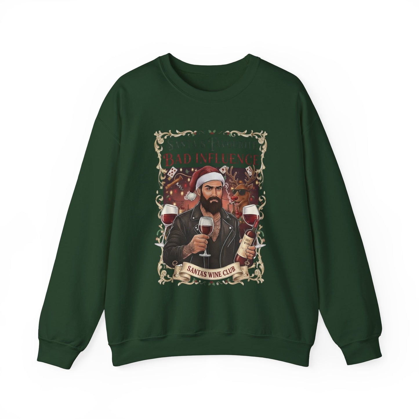 Santa's Favourite Bad Influence (Him) Sweatshirt
