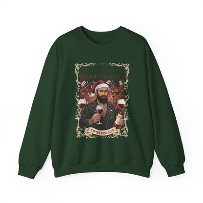 Santa's Favourite Bad Influence (Him) Sweatshirt