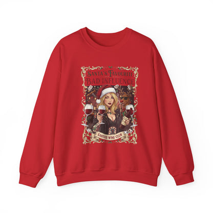 Santa's Favourite Bad Influence (Her) Sweatshirt