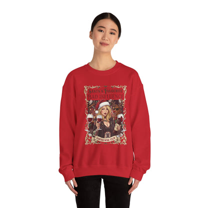 Santa's Favourite Bad Influence (Her) Sweatshirt