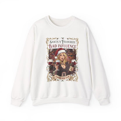 Santa's Favourite Bad Influence (Her) Sweatshirt