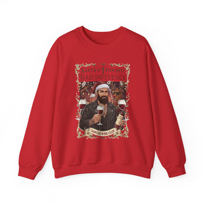Santa's Favourite Bad Influence (Him) Sweatshirt