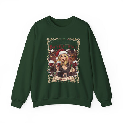 Santa's Favourite Bad Influence (Her) Sweatshirt