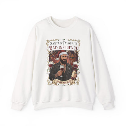 Santa's Favourite Bad Influence (Him) Sweatshirt
