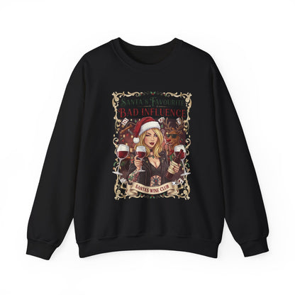 Santa's Favourite Bad Influence (Her) Sweatshirt