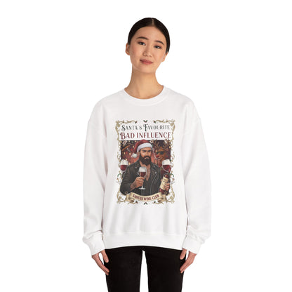 Santa's Favourite Bad Influence (Him) Sweatshirt